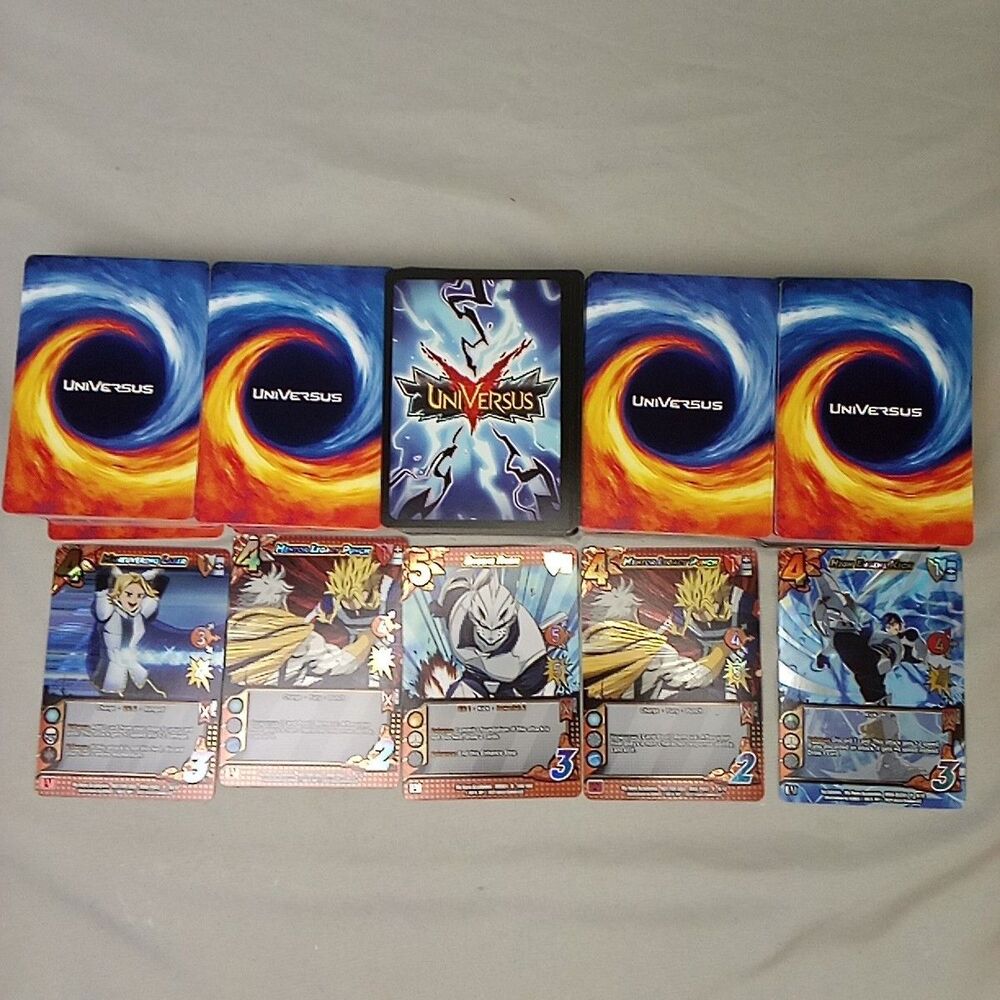 UniVersus TCG My Hero Academia Bulk Lot 500+ Commons Rares Shiny Trading Cards